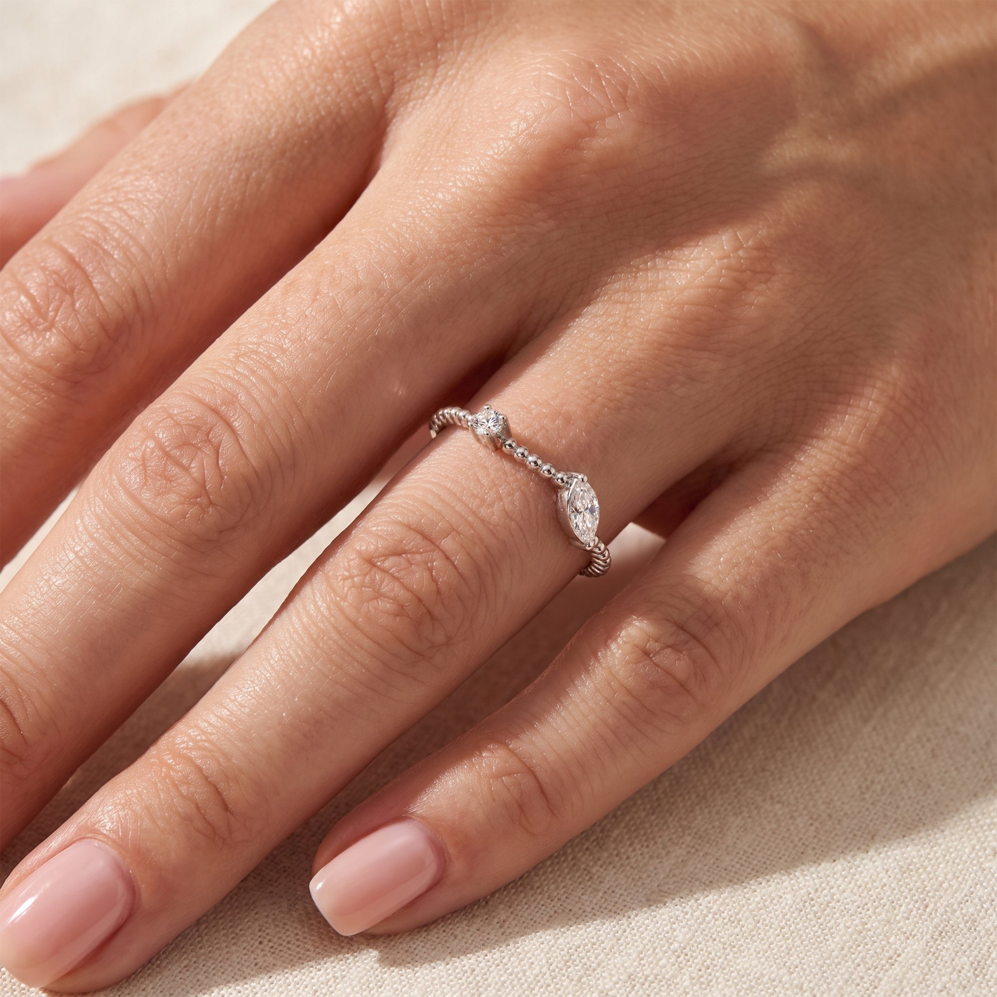 The Beaded Bypass Ring