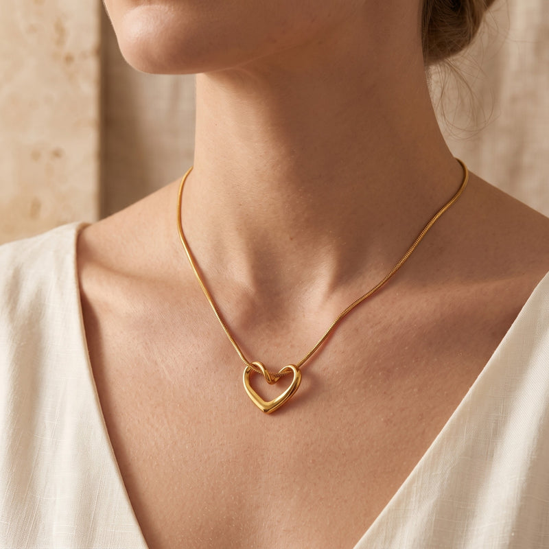 The Fluid Heart Necklace
