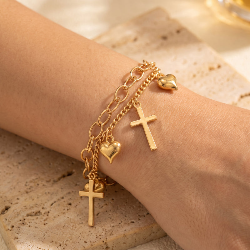 The Faith & Grace Charm Bracelet