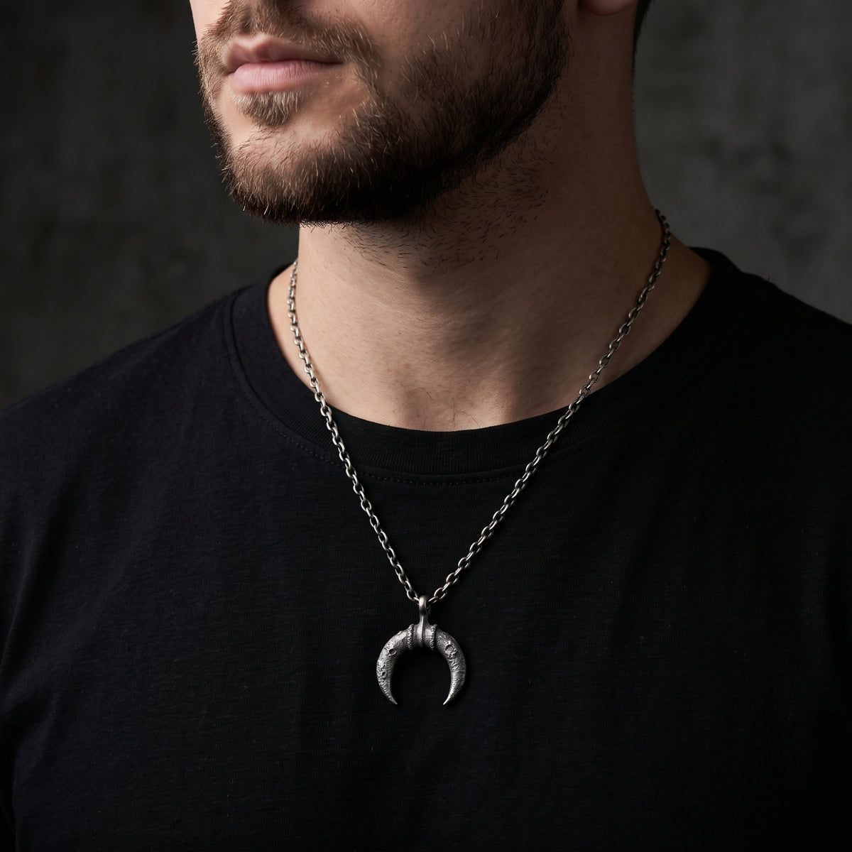 The Crescent Pendant Necklace