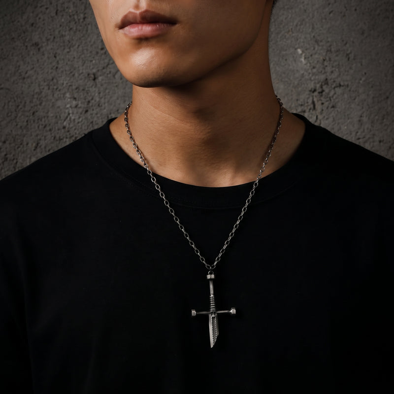 The Industrial Dagger Necklace