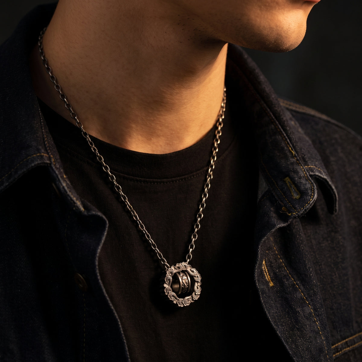 The Cloud Wheel Pendant Necklace