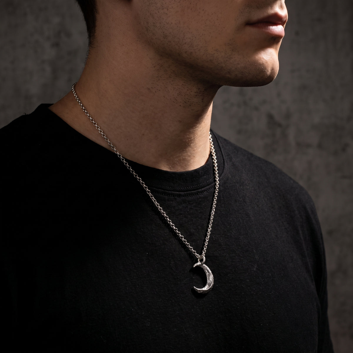 The Cratered Moon Necklace
