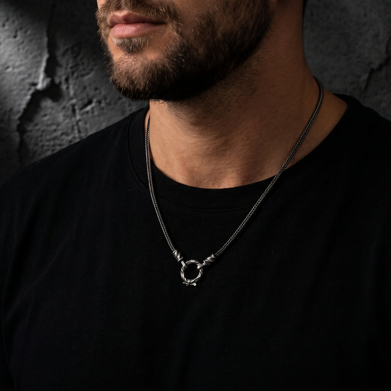 The Twisted Ring Necklace