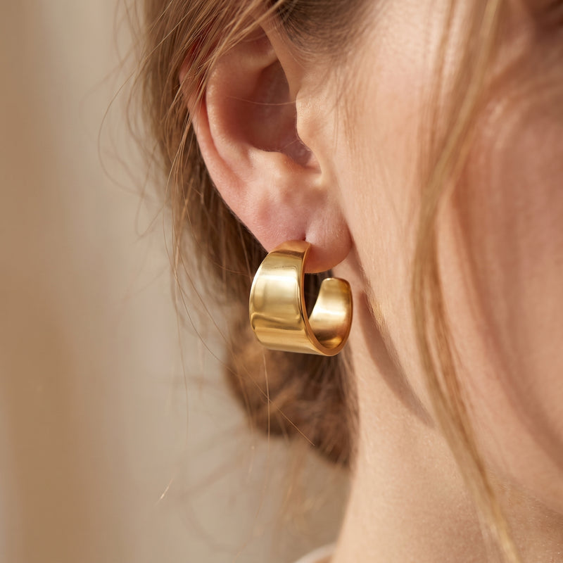 The Flared Statement Earrings