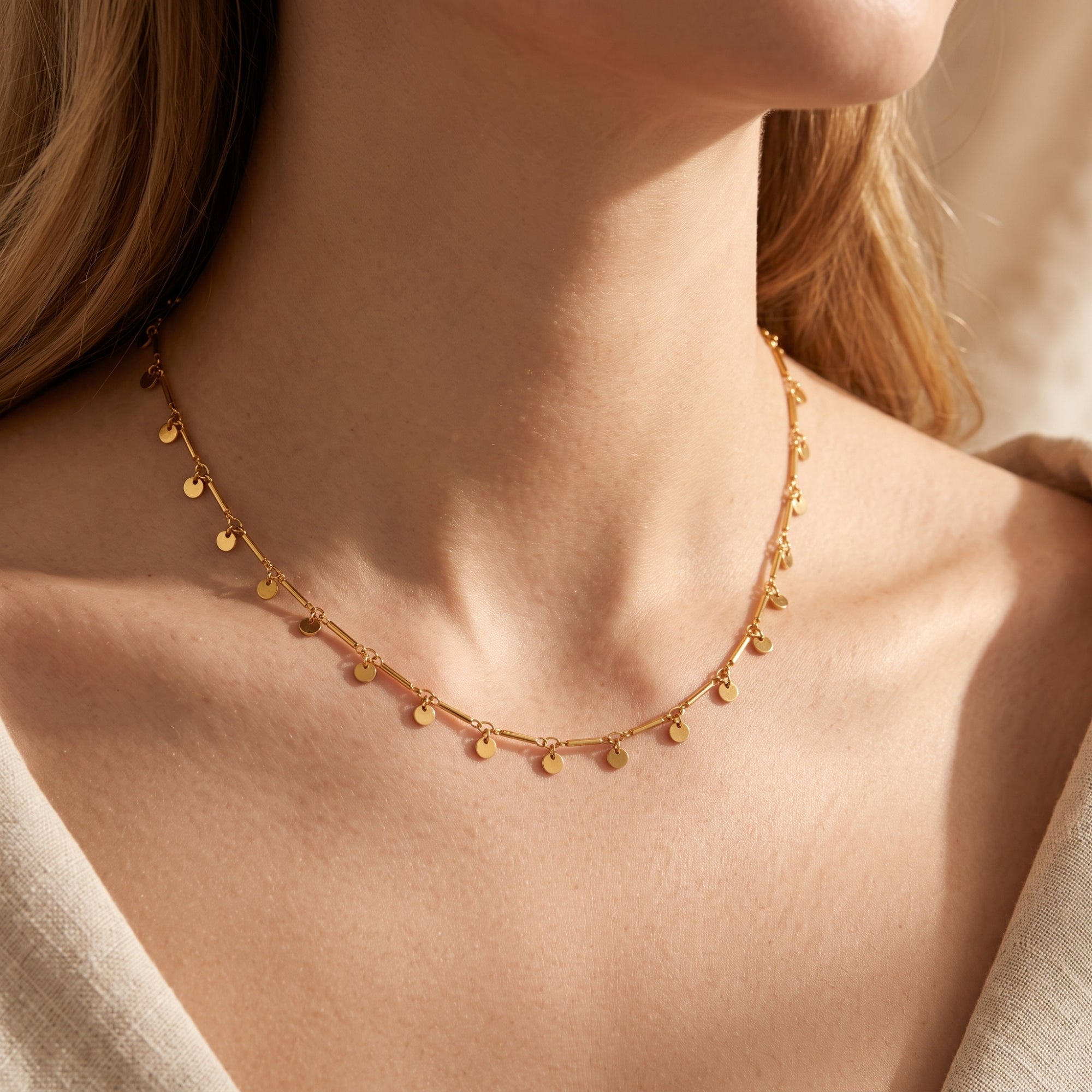 The Marisa Disc Necklace