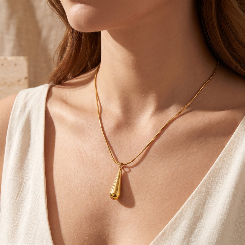 The Liquid Teardrop Necklace