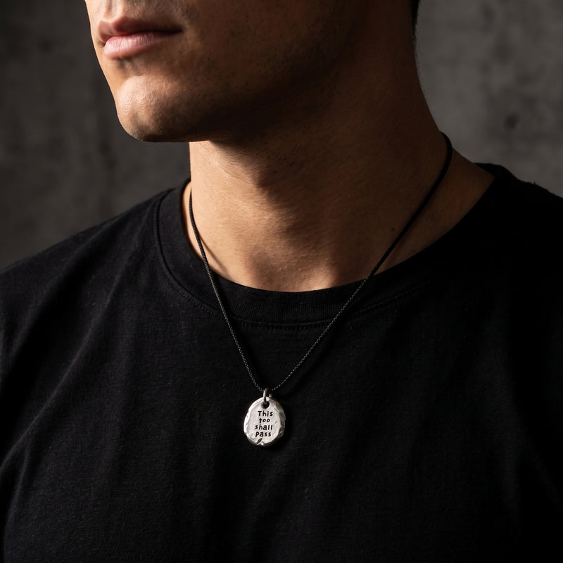 The Engraved Pebble Necklace