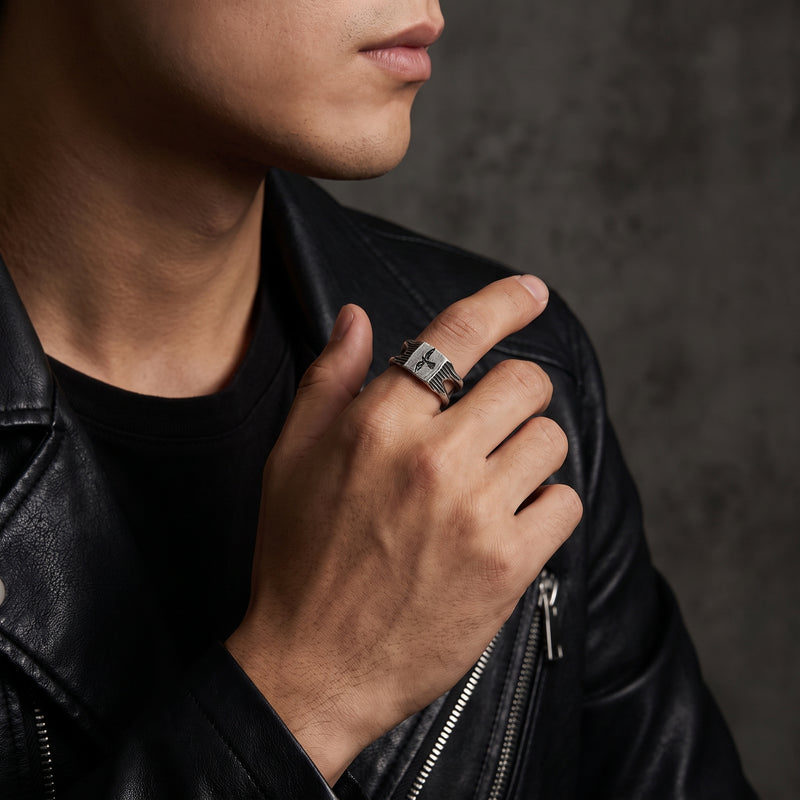 The Soaring Falcon Signet Ring