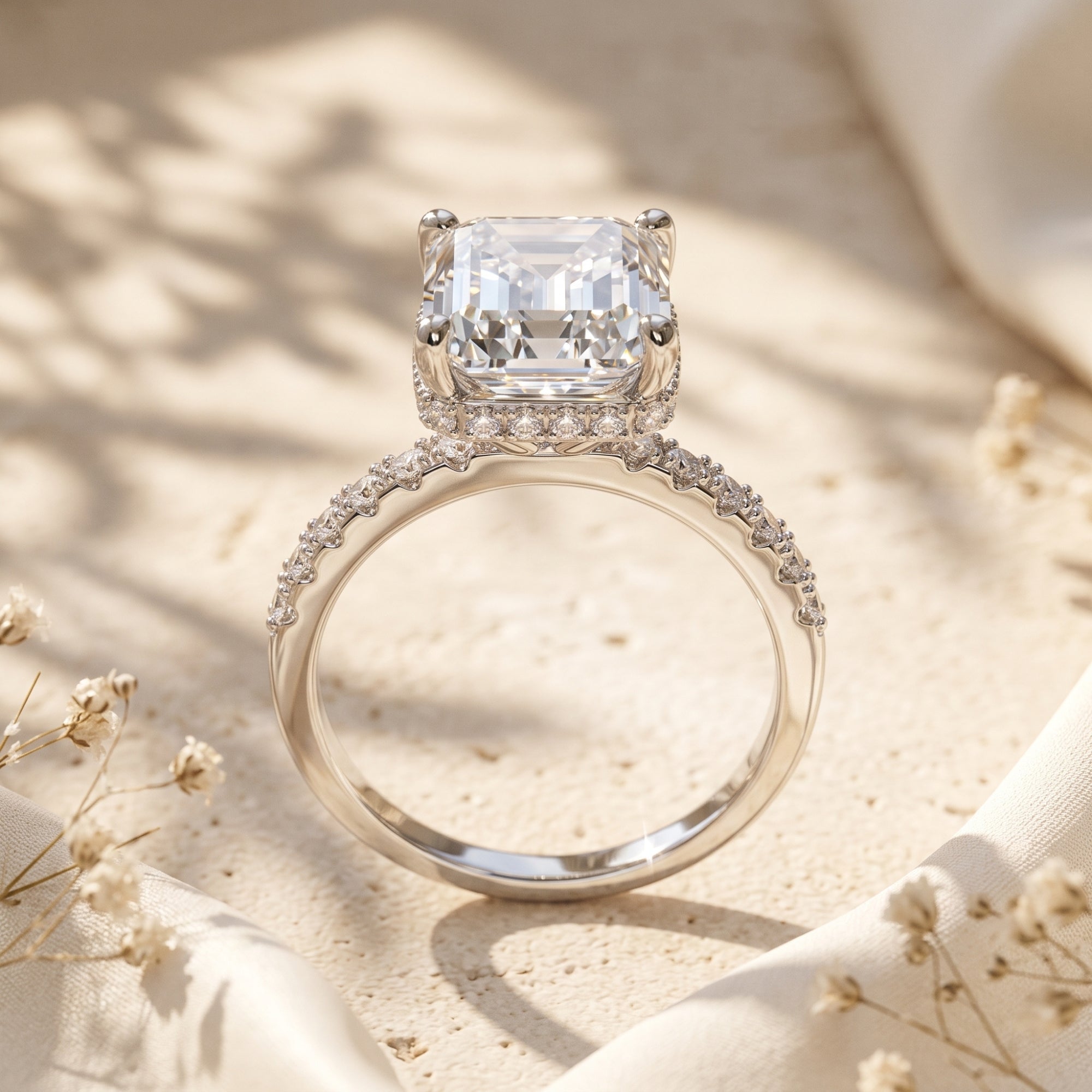 The Emerald Solitaire Ring