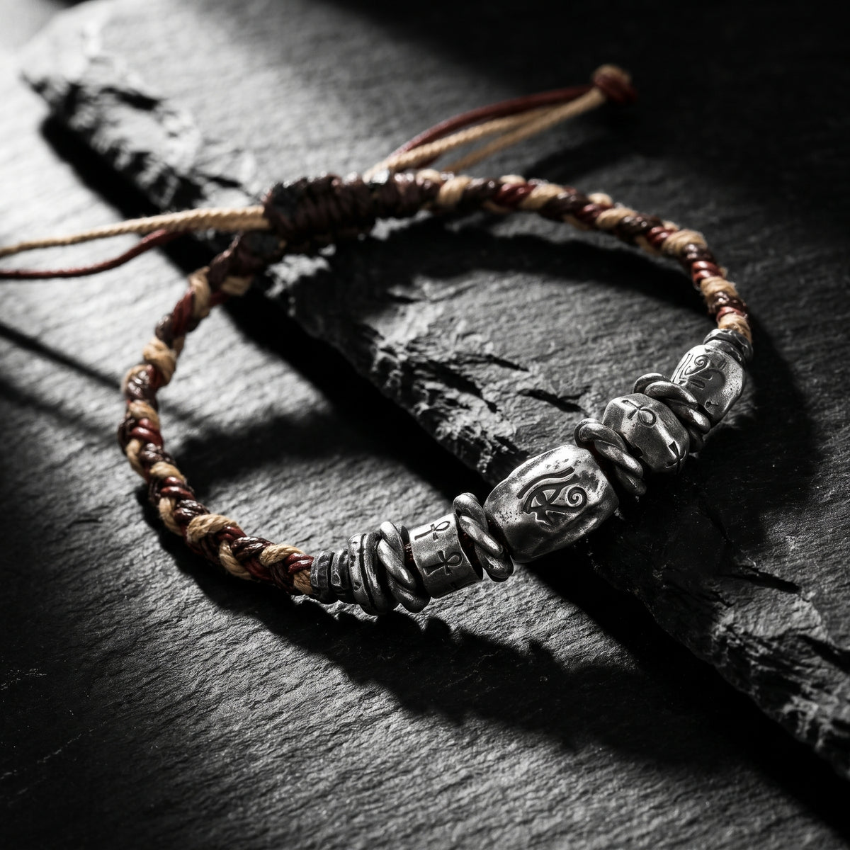 The Eye of Horus Braided Bracelet