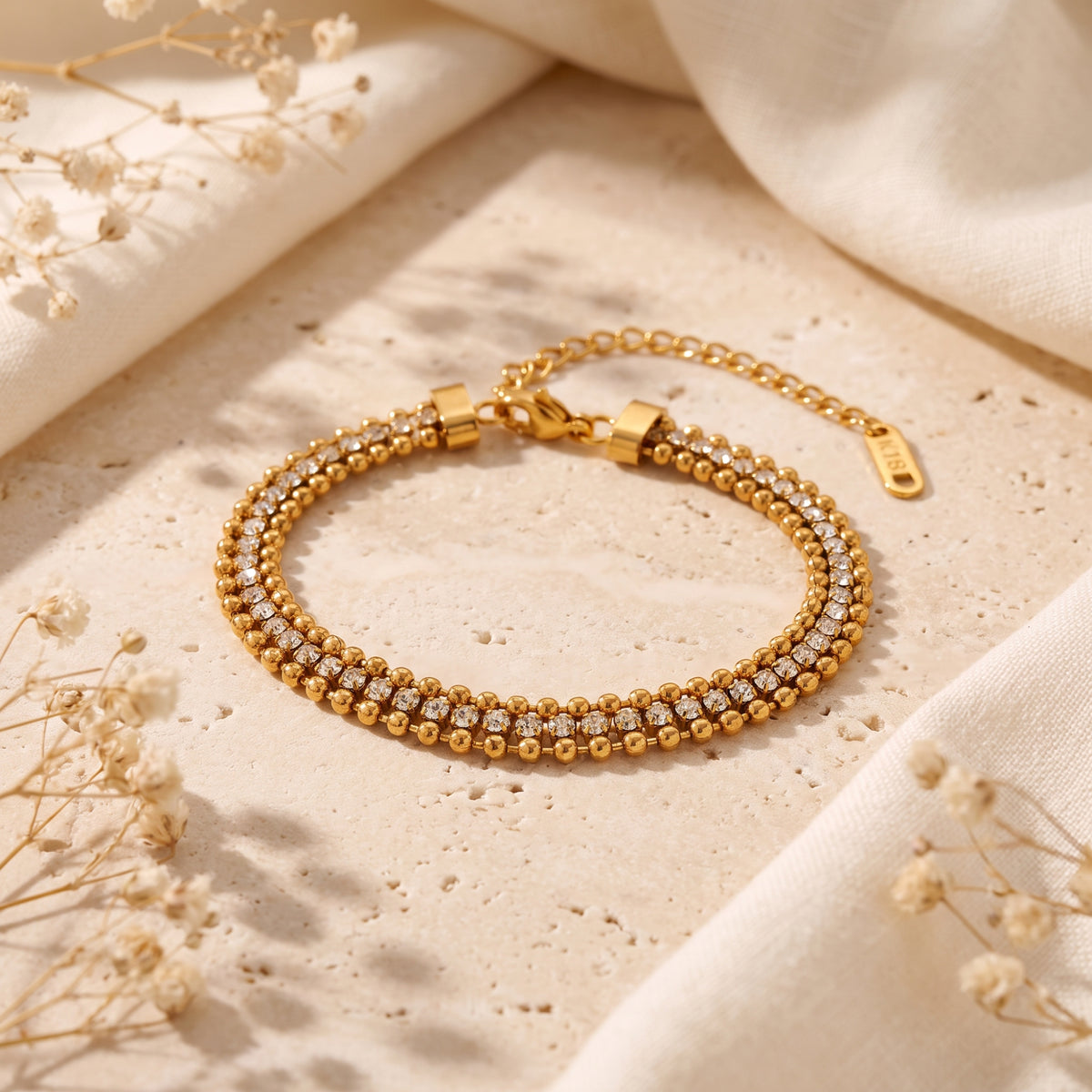 The Aurelia Triple-Row Bracelet