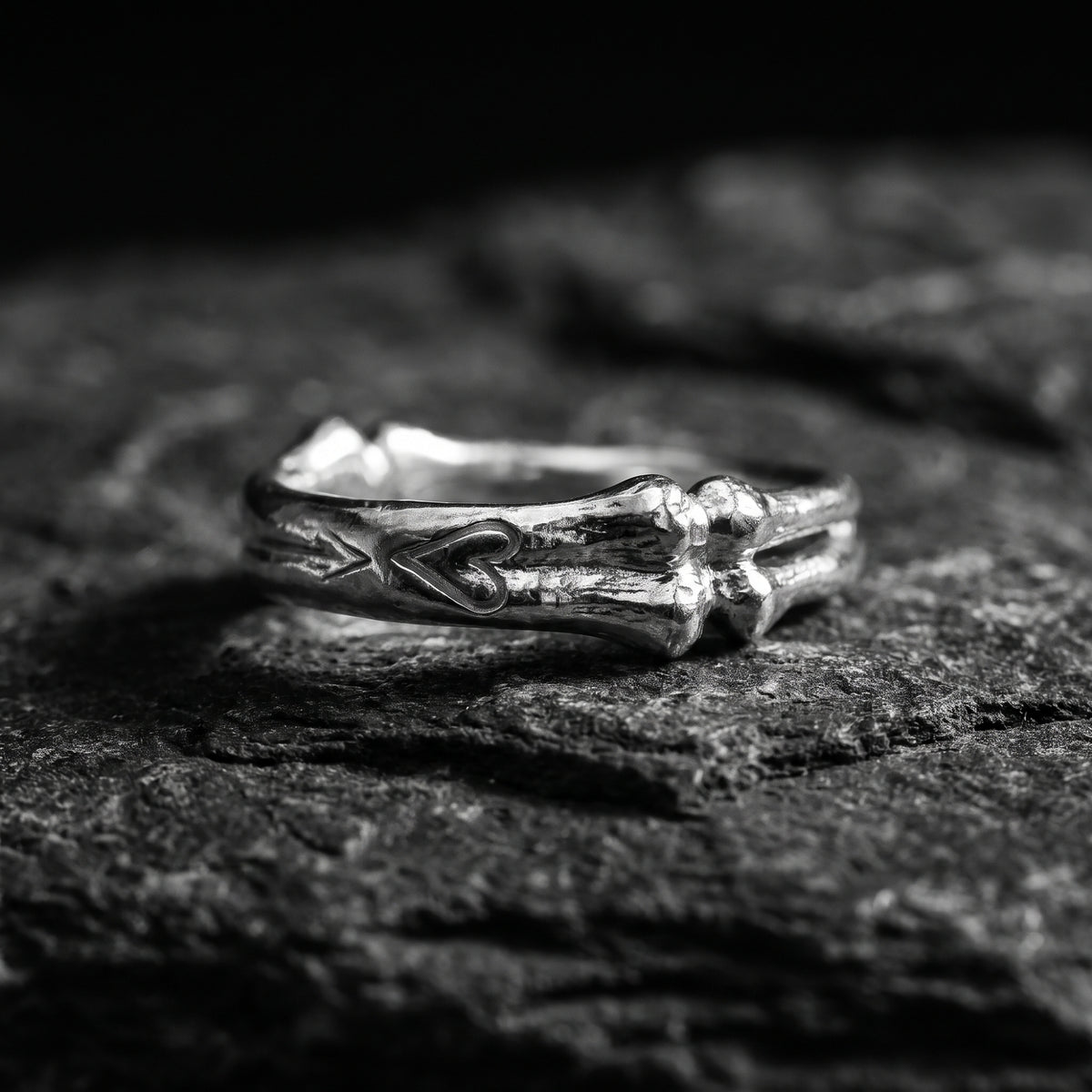 The Sacred Bone Open Band Ring