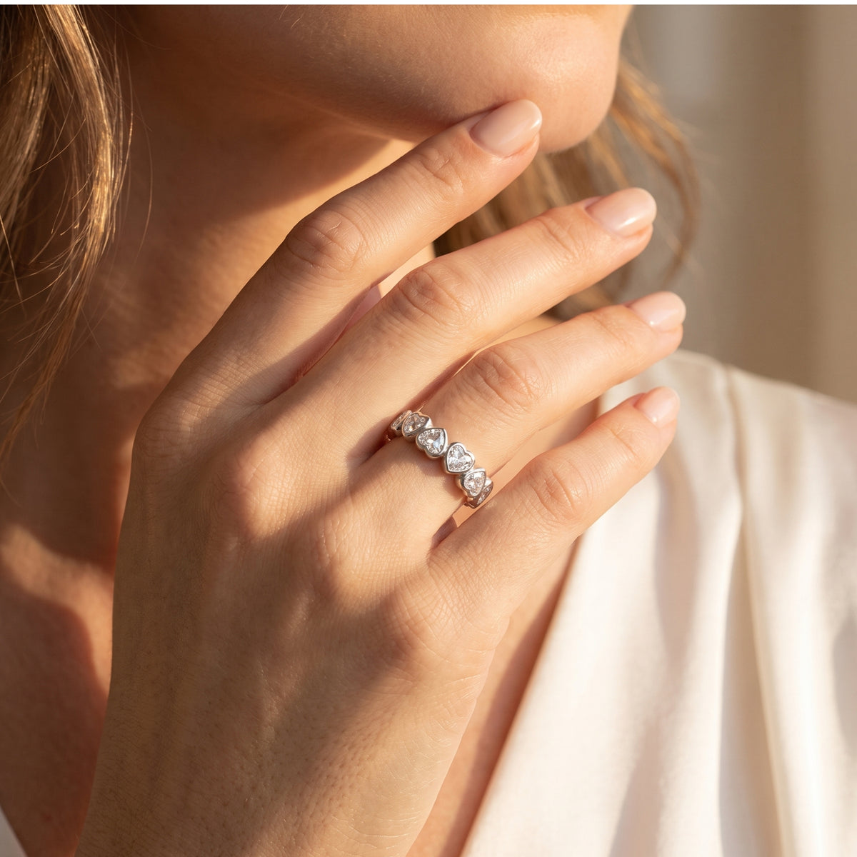 The Sisterhood Heart Ring