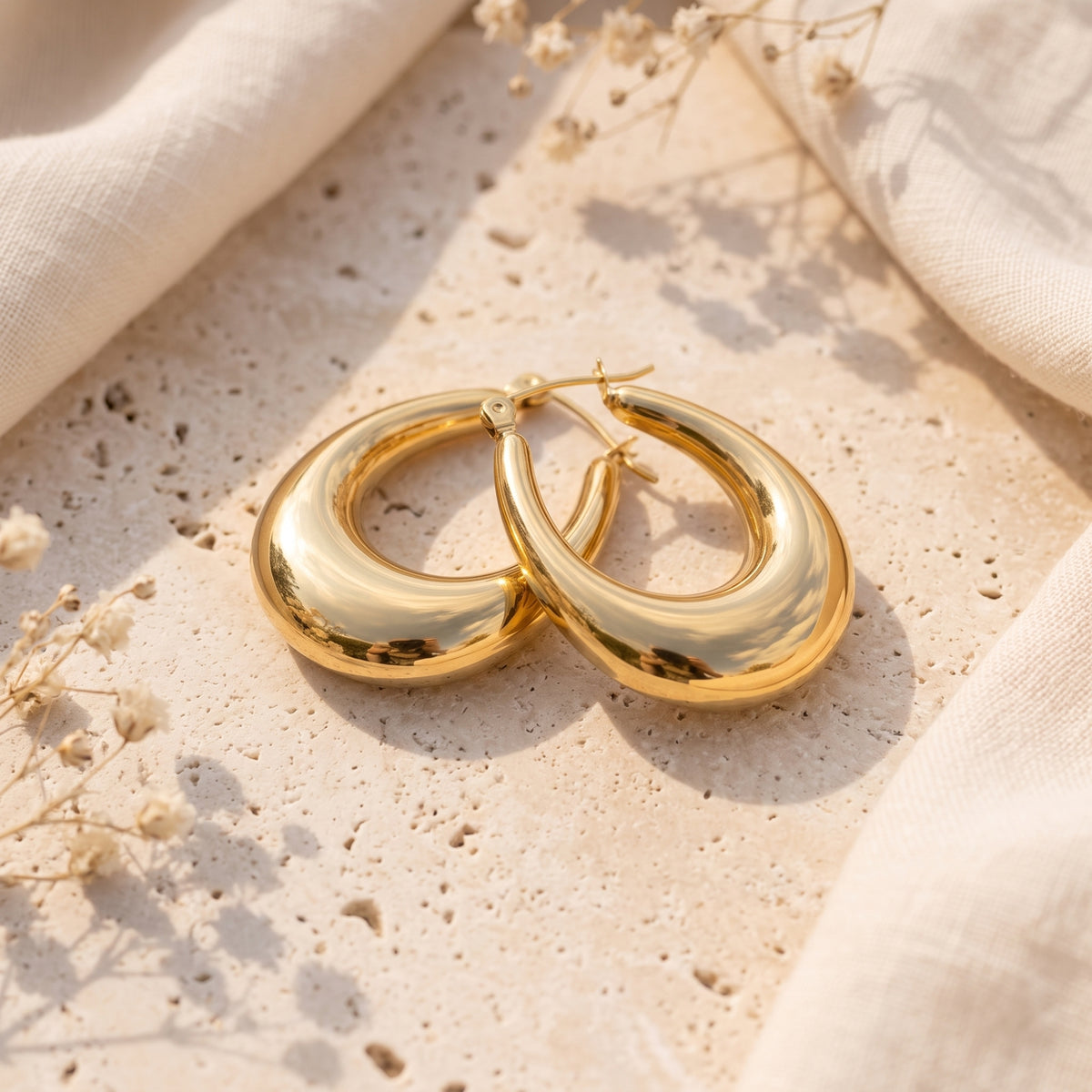 The Sculpted Teardrop Earrings