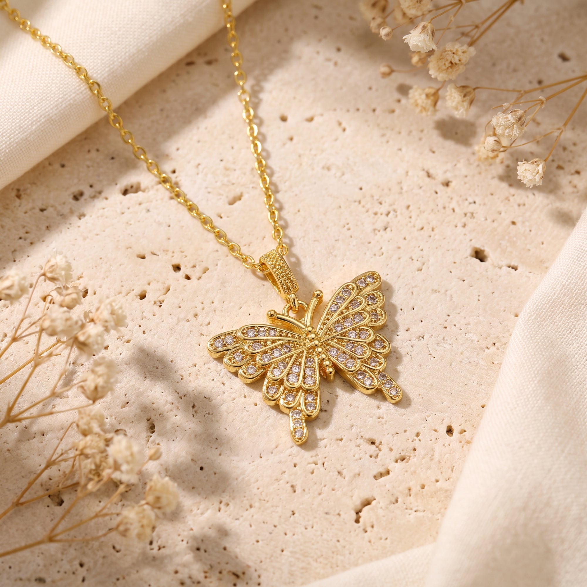 The Elysian Butterfly Necklace