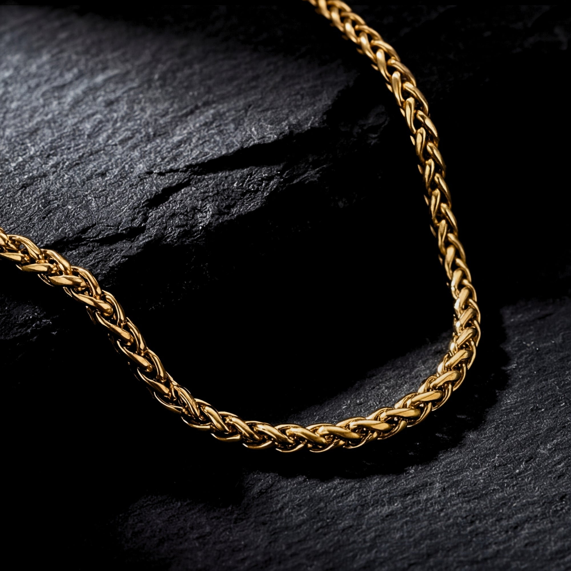 Gilded Wheat Chain - Gold - 3mm
