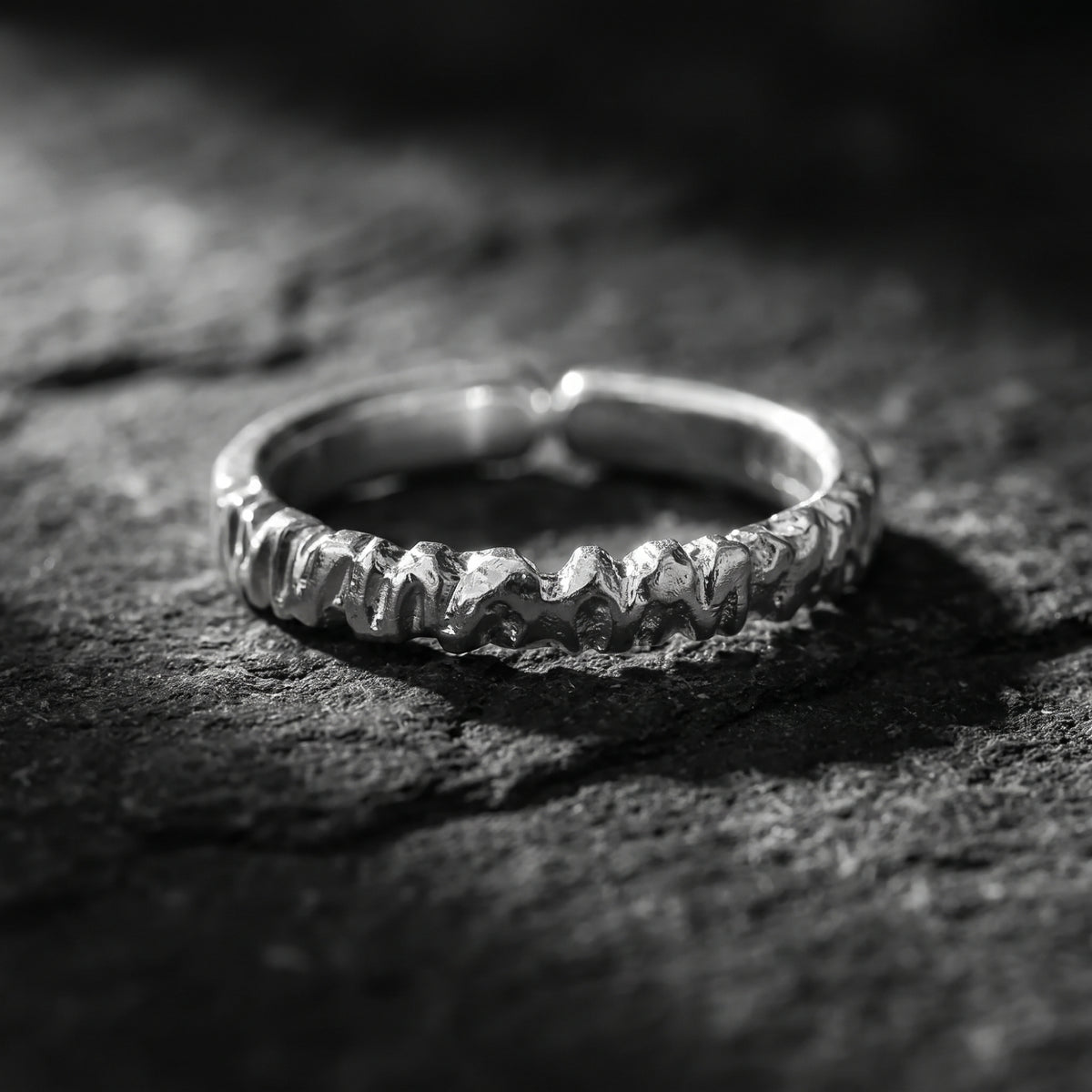 The Carved Open Band Ring