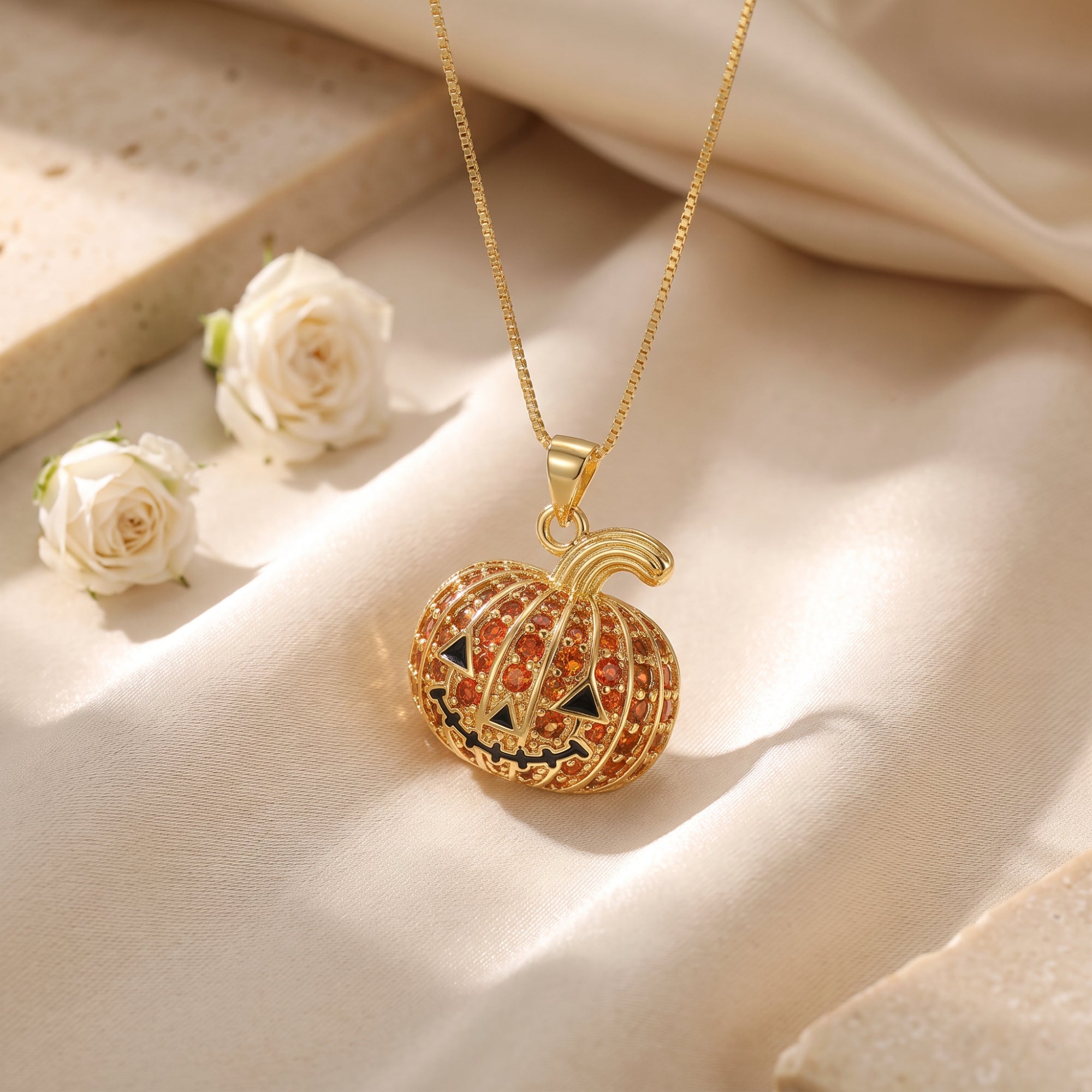The Midnight Pumpkin Necklace