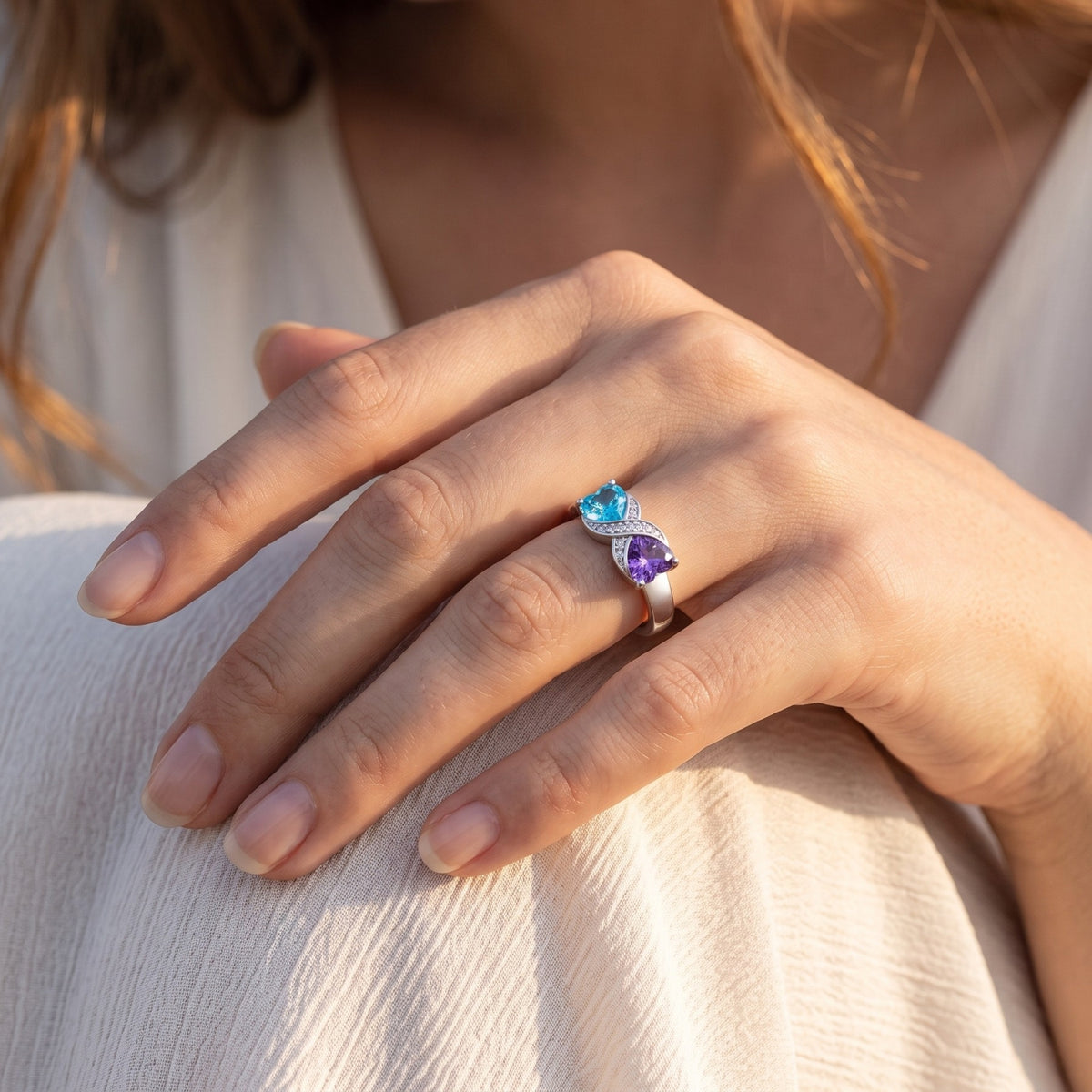 The Infinity Heart Promise Ring
