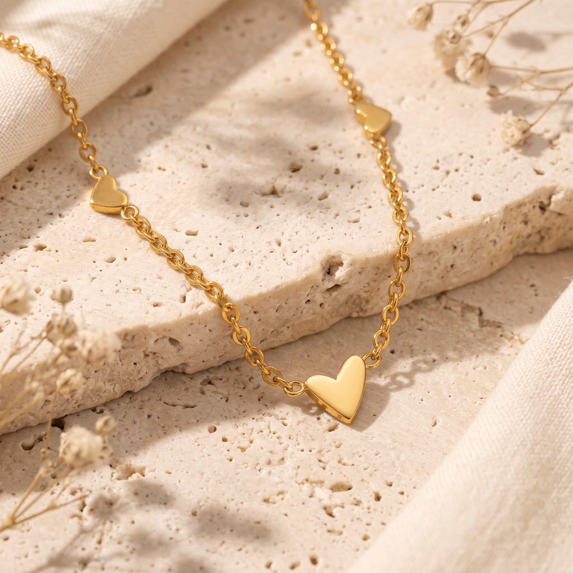 The Amora Heart Station Necklace