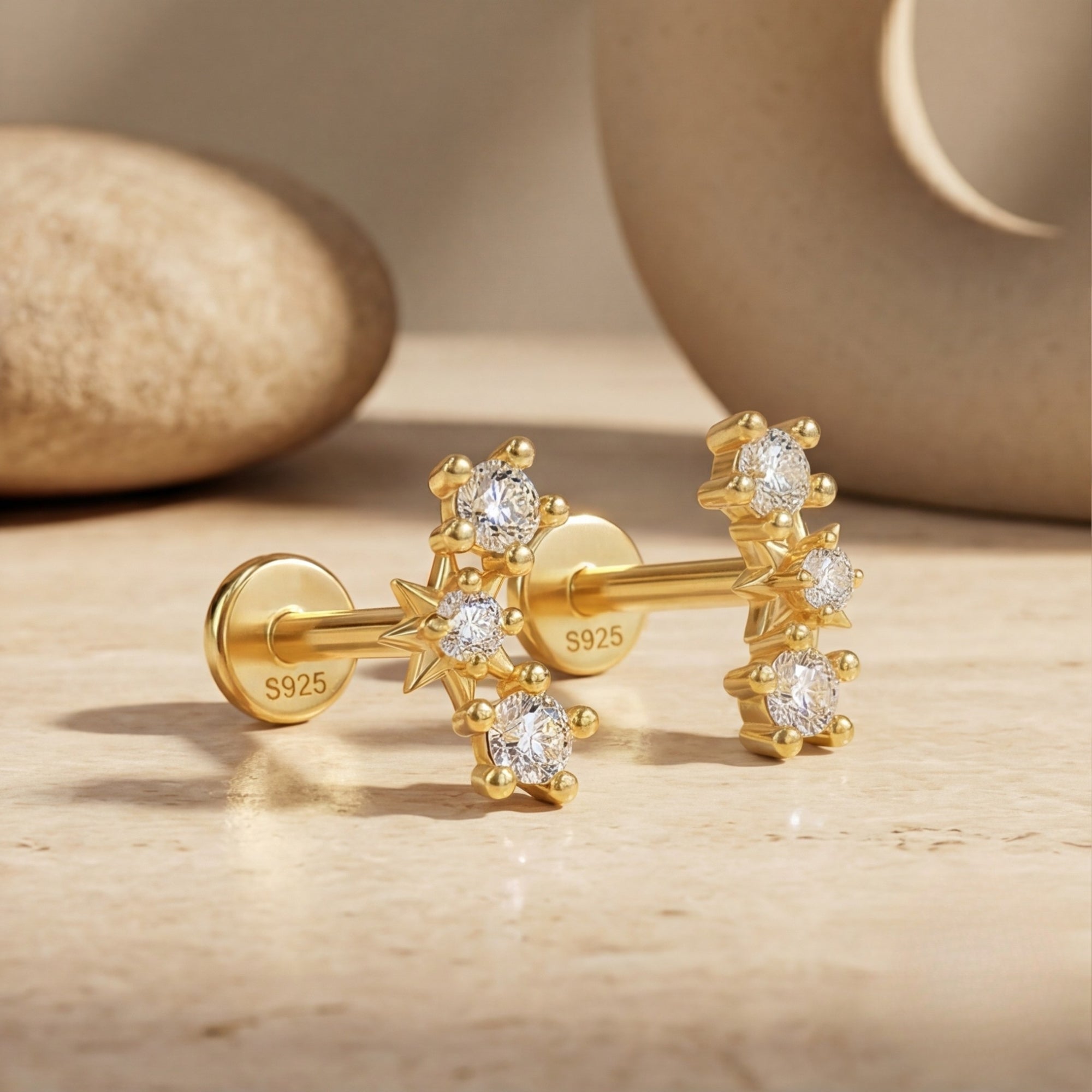 The Celestial Trio Earrings