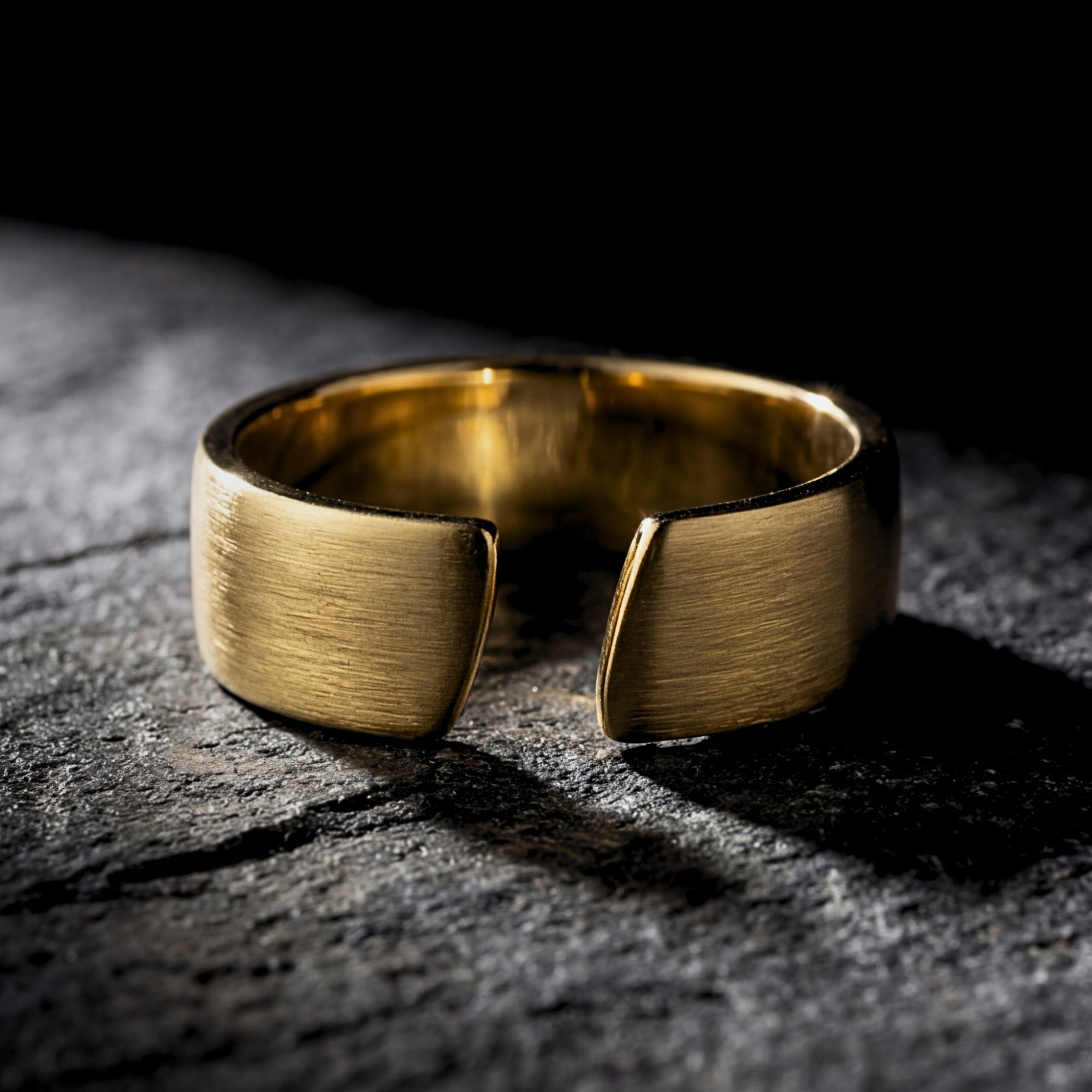 The Origin Gold Gap Ring - Gold - Unisize