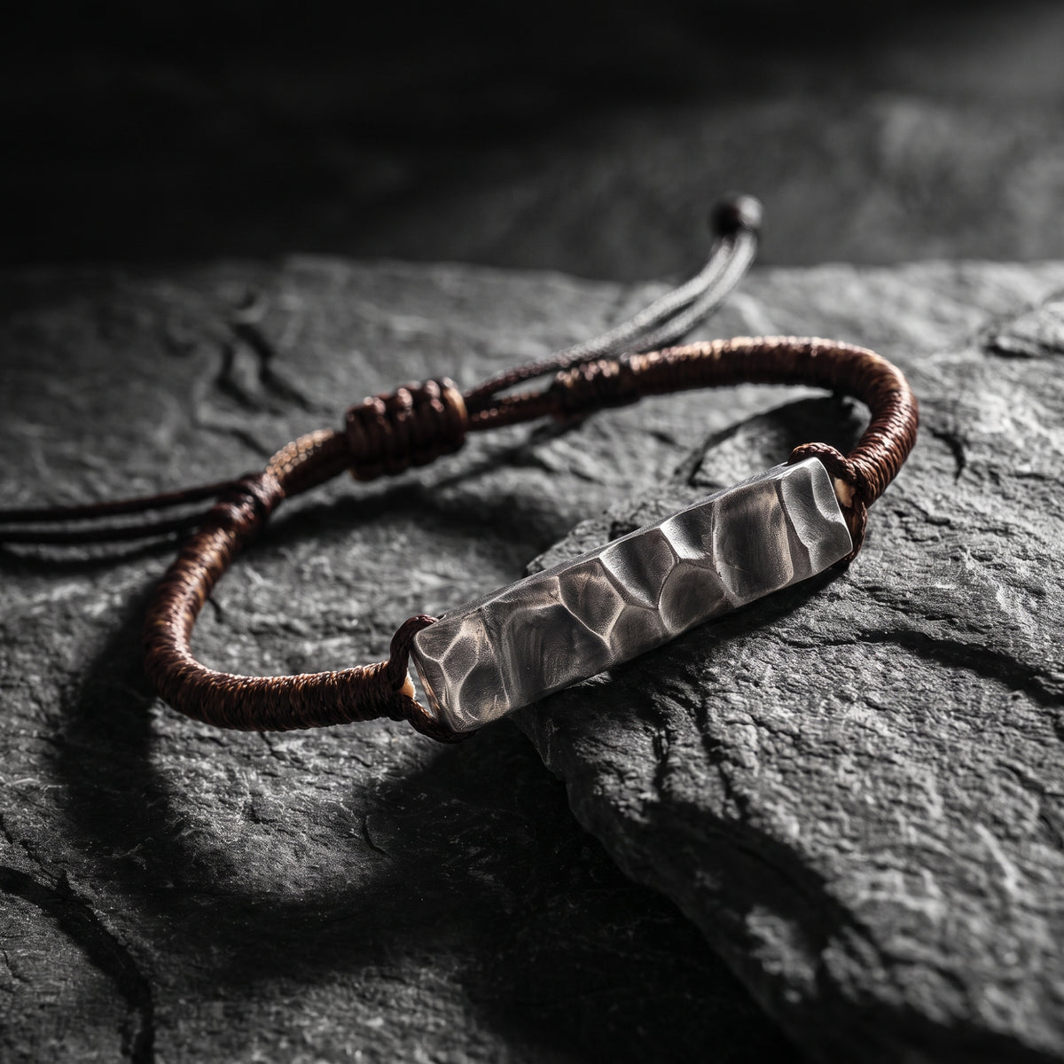 The Hammered Bar Bracelet