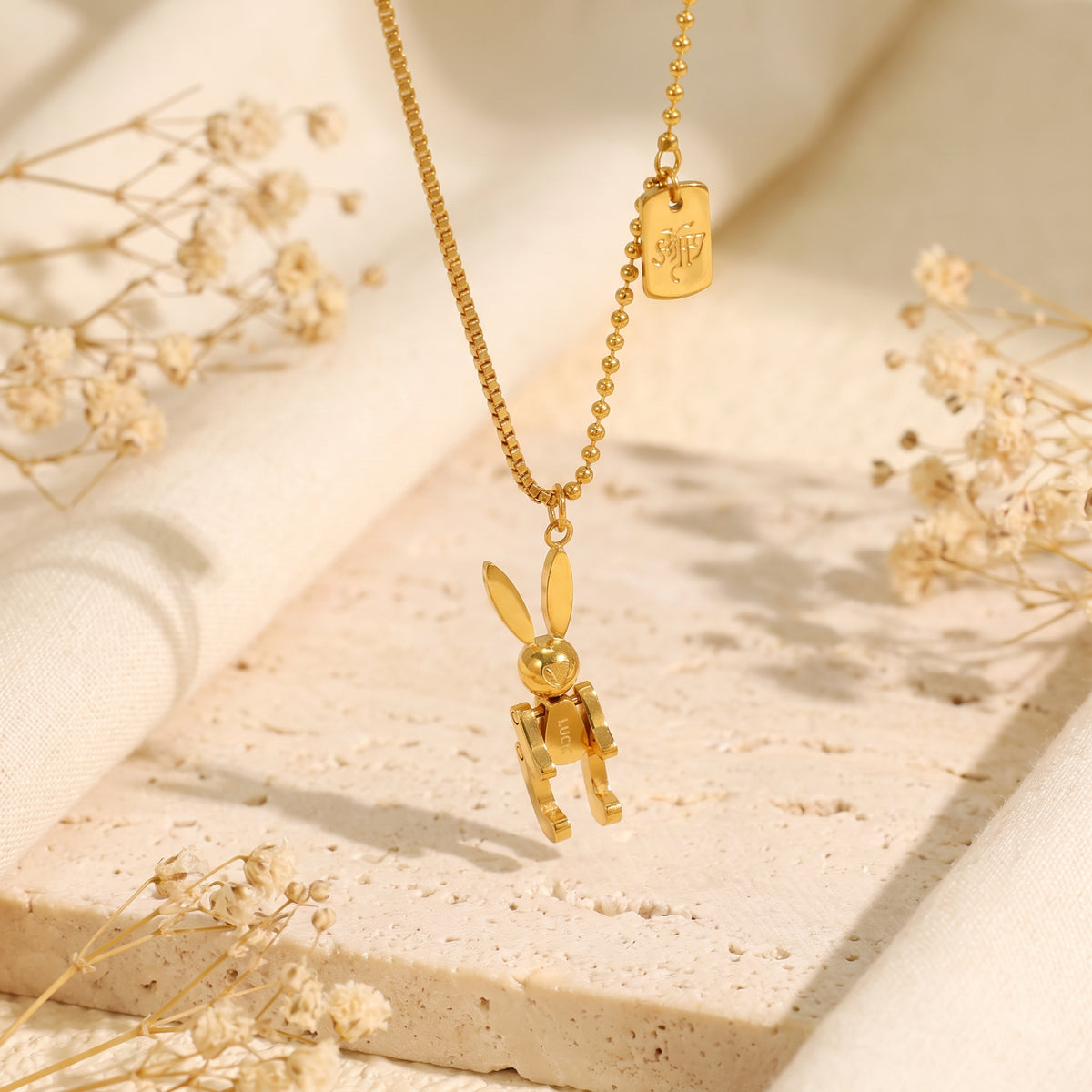 The Articulated Rabbit Necklace