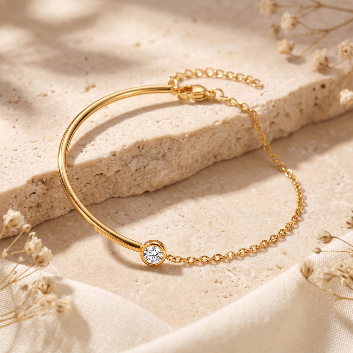 The Bezel Station Cuff Bracelet