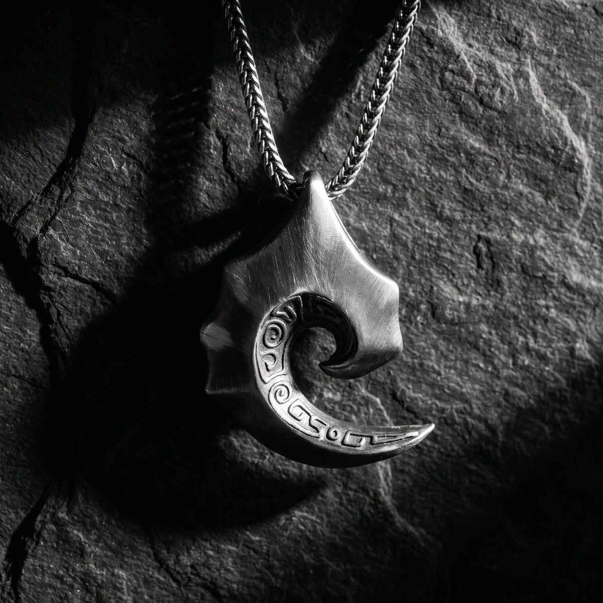 The Tidal Scroll Necklace