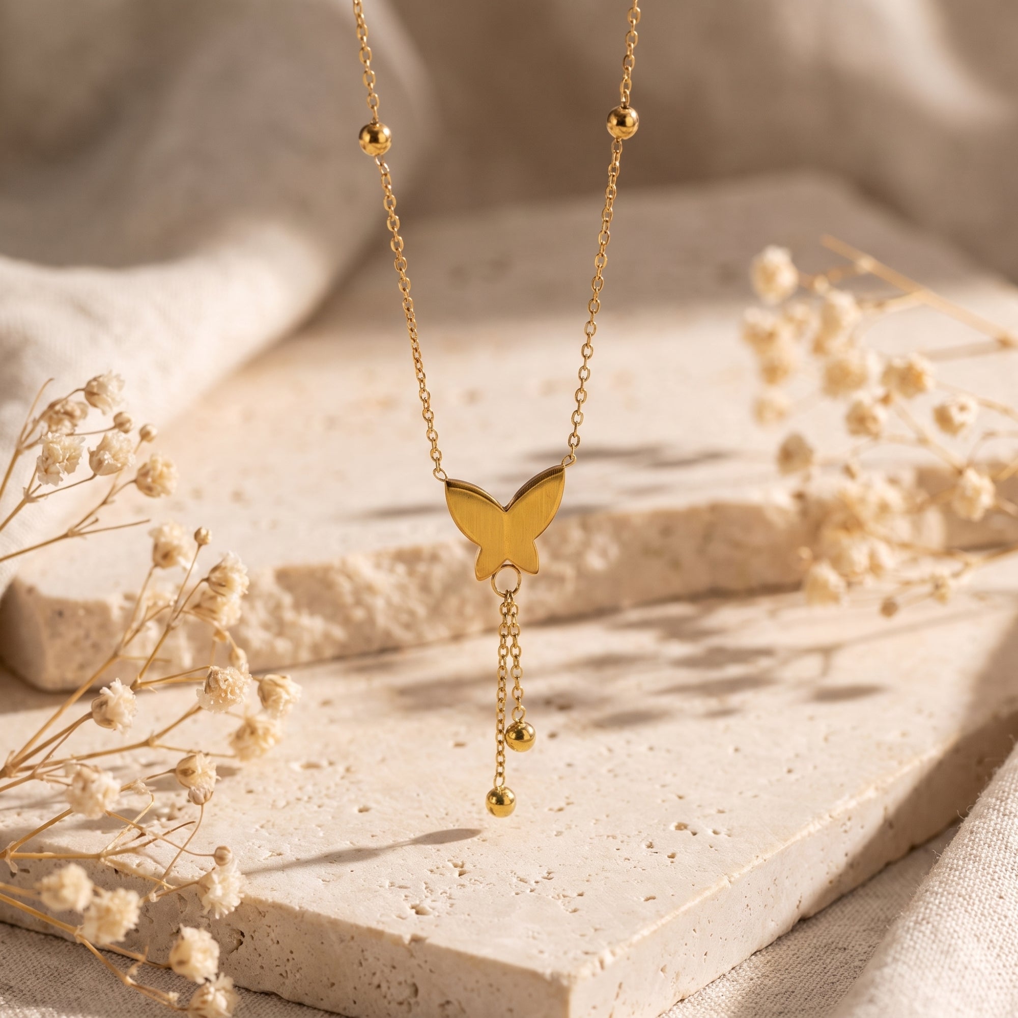 The Butterfly Lariat Necklace