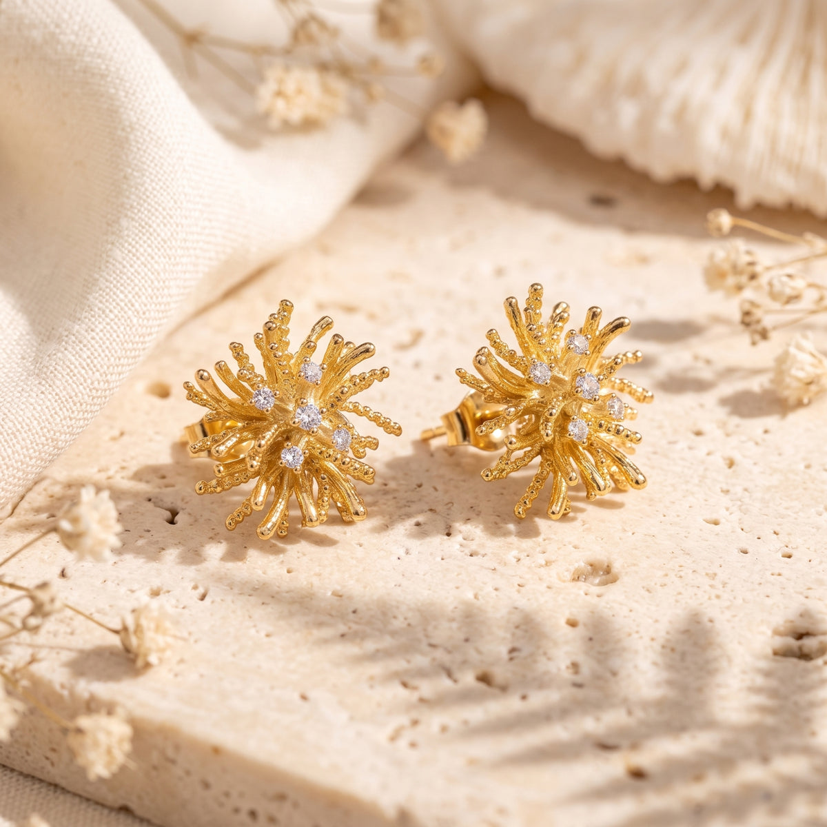 The Celestial Burst Earrings