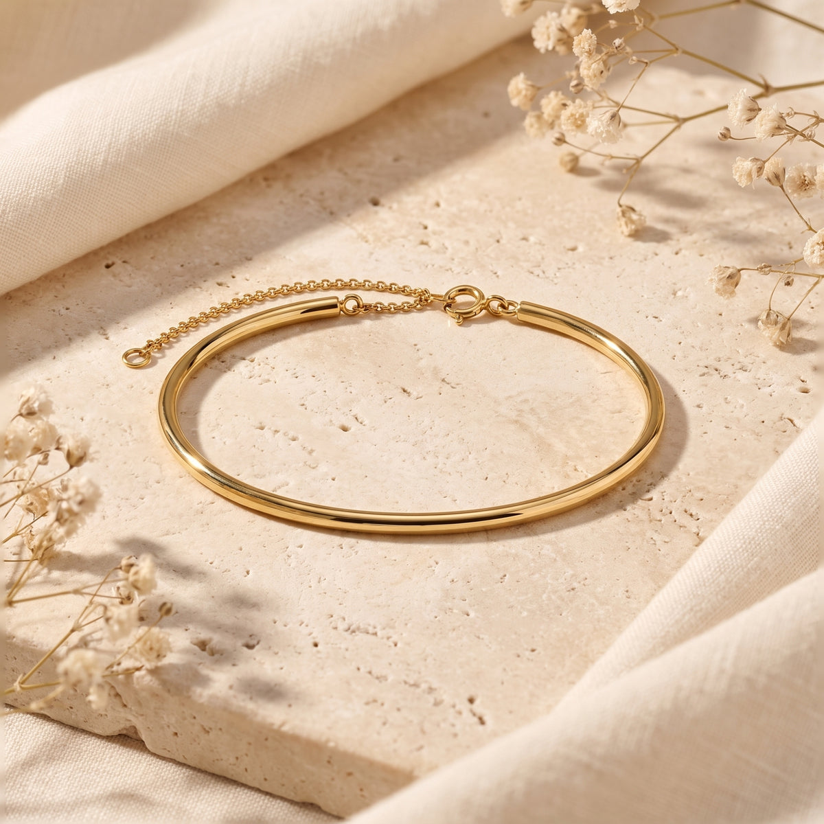 The Sleek Arc Half-Bangle Bracelet