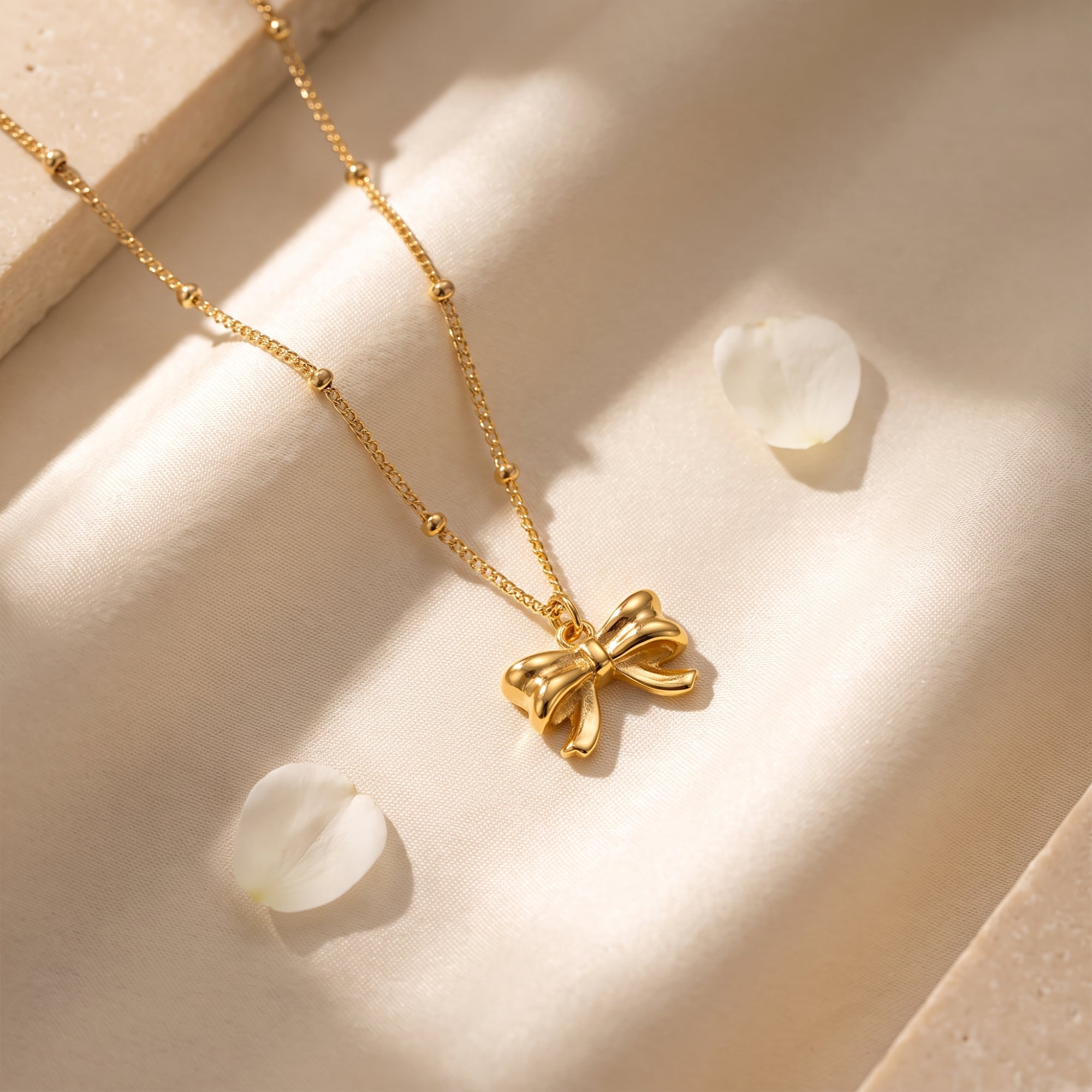 The Ribbon Bow Necklace