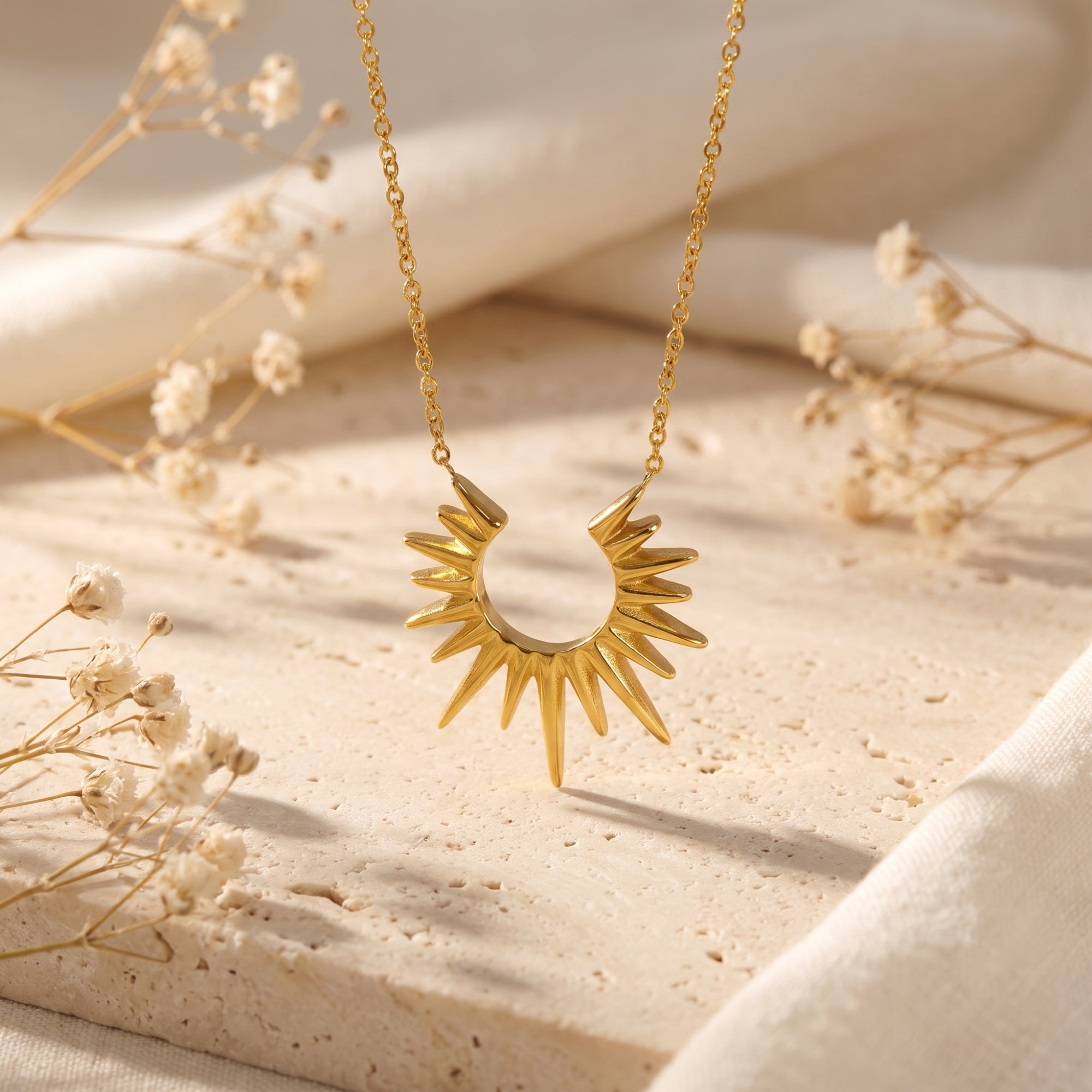 The Solar Sunburst Necklace