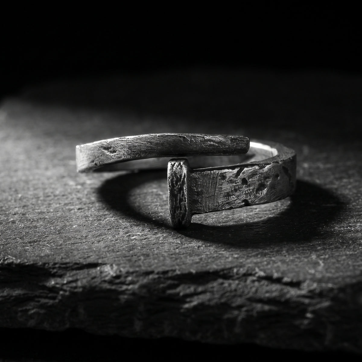 The Forged Nail Ring