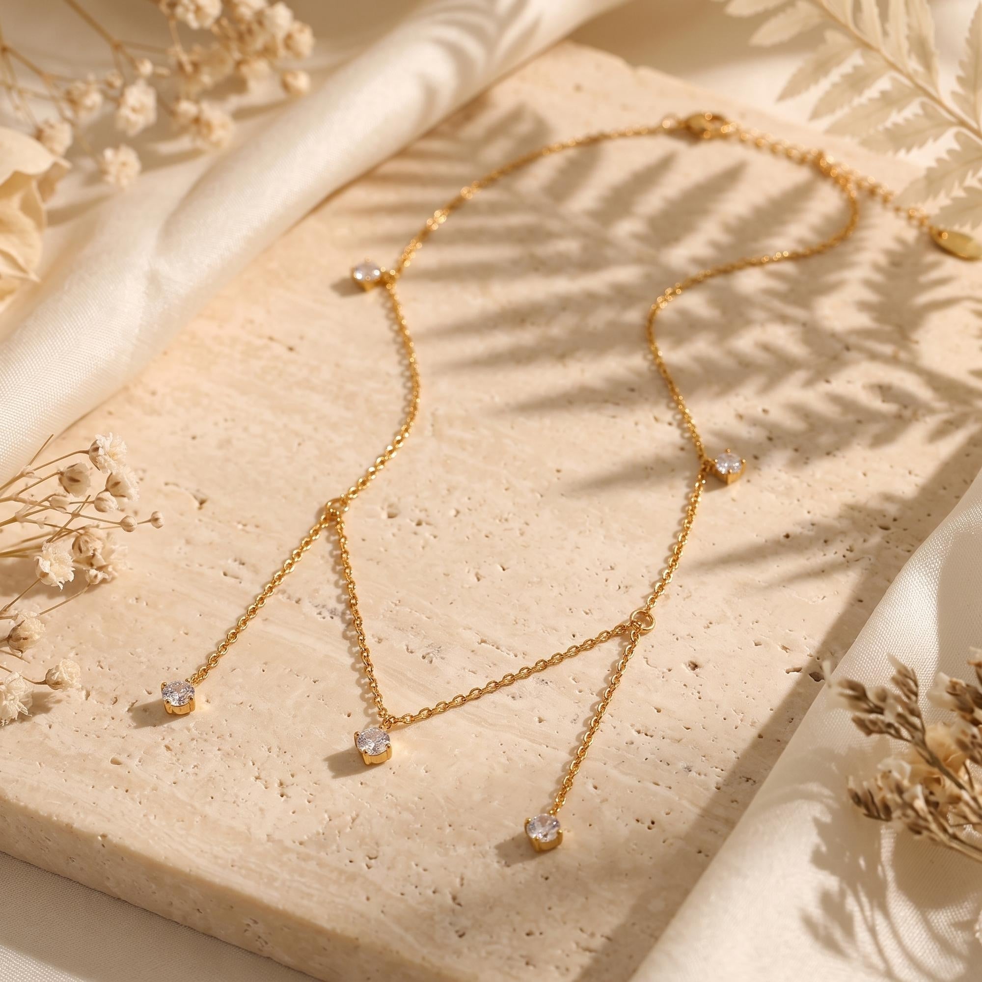 The Shimmering Dewdrop Necklace