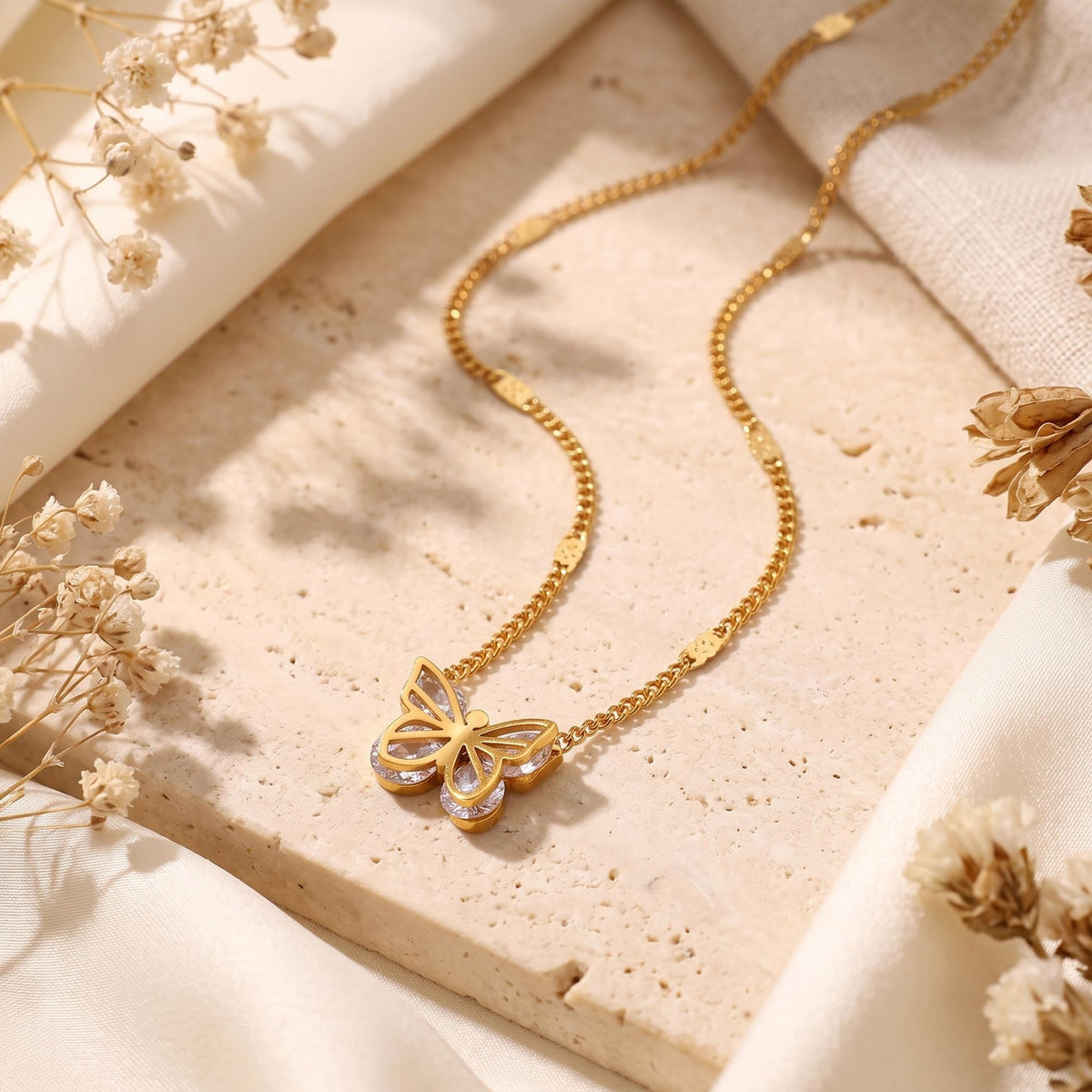 The Filigree Butterfly Necklace