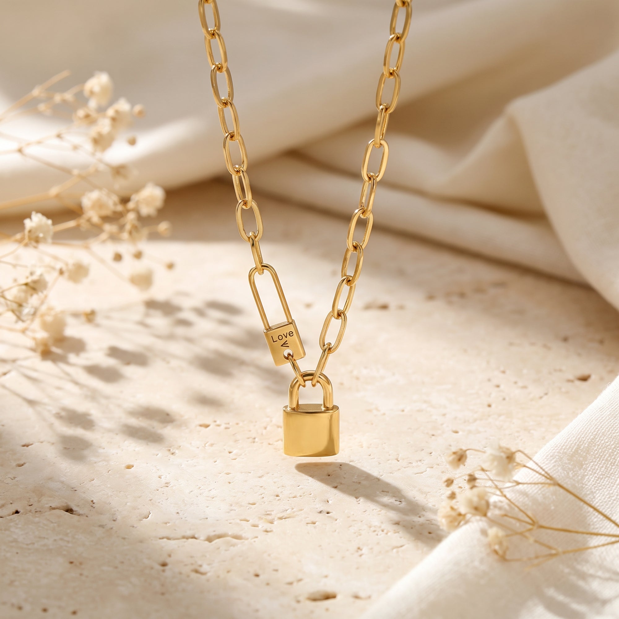 The Padlock Link Necklace