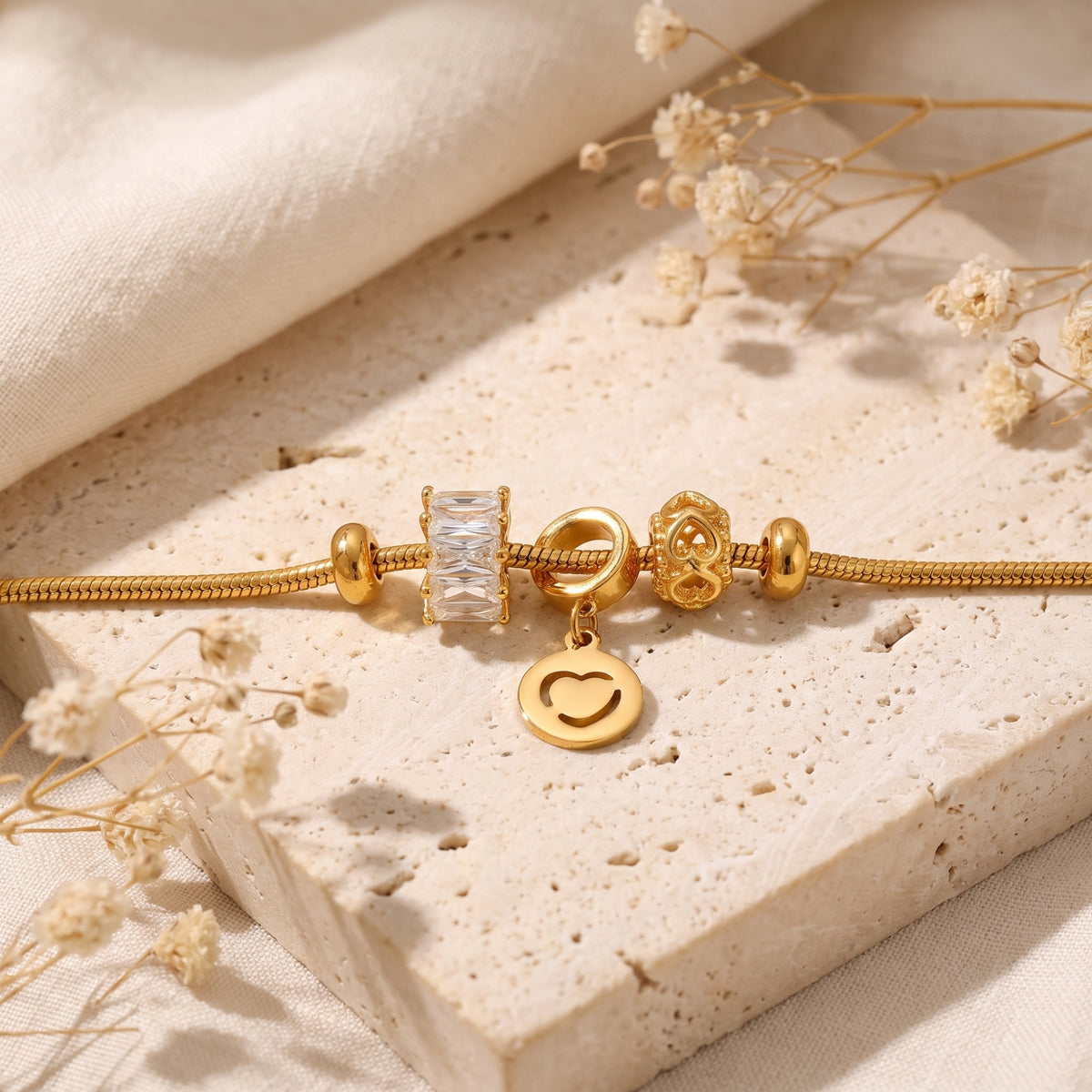 The Heart Charm Bracelet