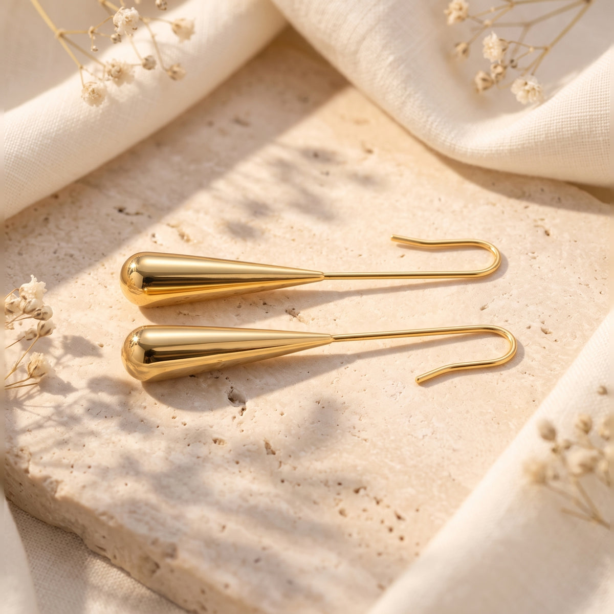 The Tapered Teardrop Earrings