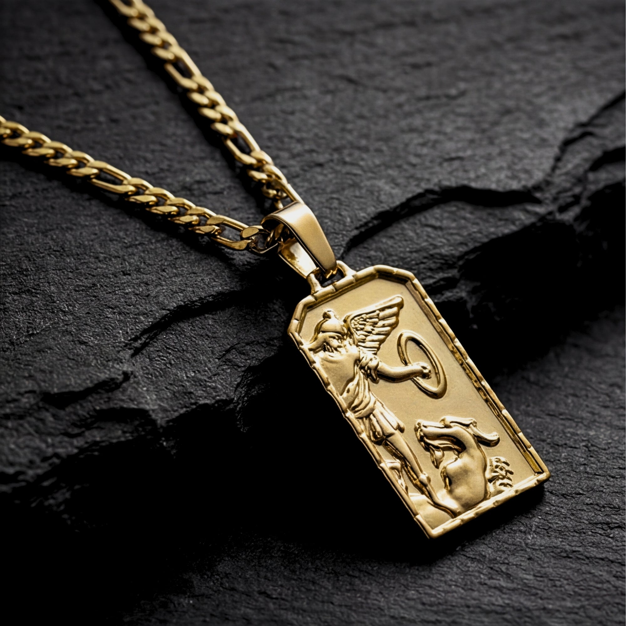 The St. Michael Archangel Pendant - Gold