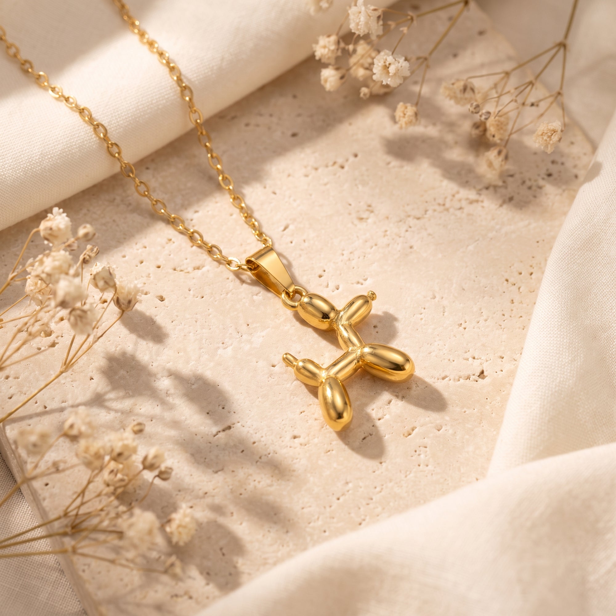 The Balloon Dog Pendant Necklace