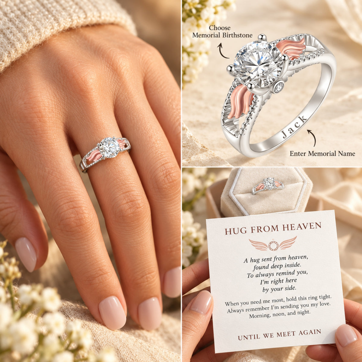 The Heavenly Angel Wings Ring