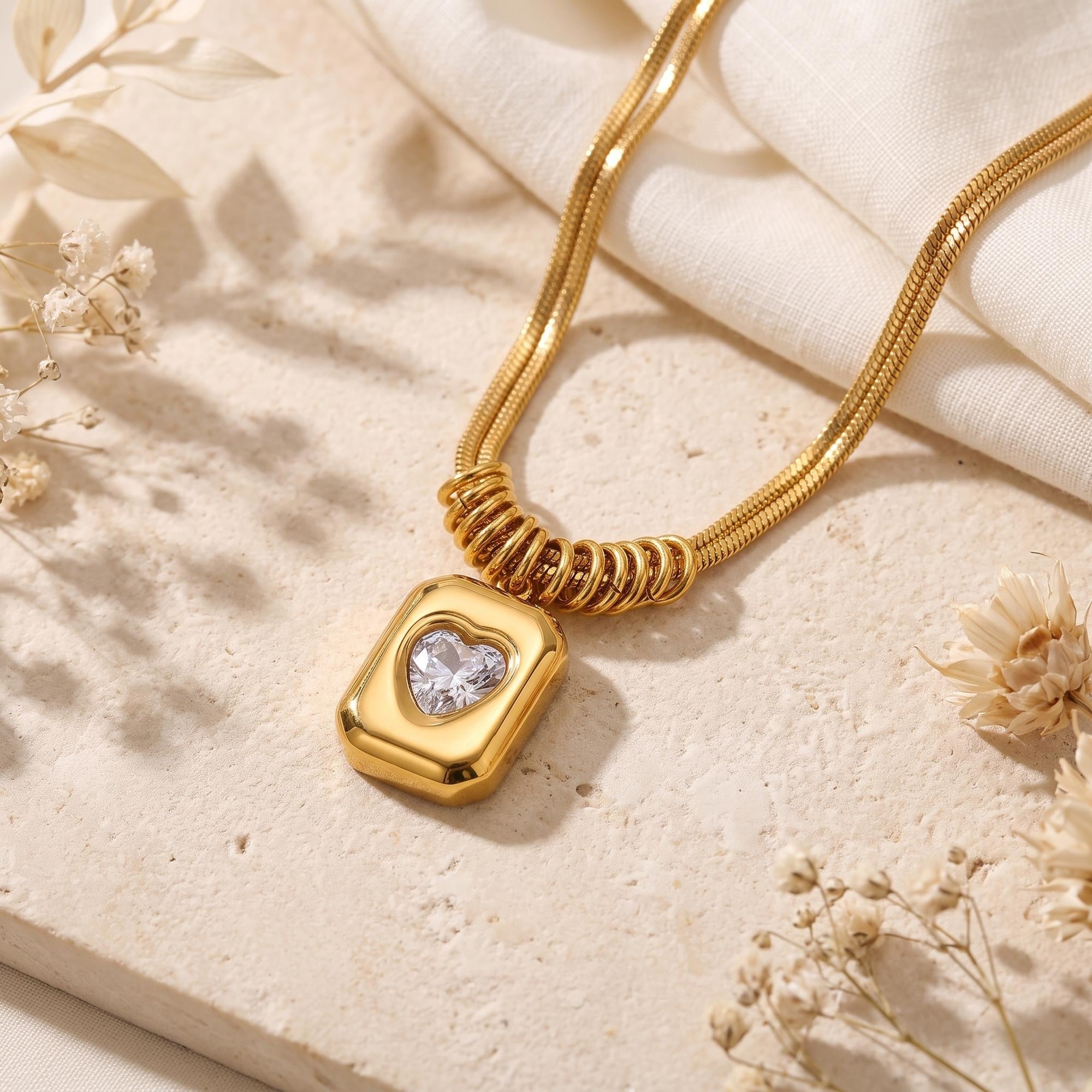 The Sophia Heart Necklace