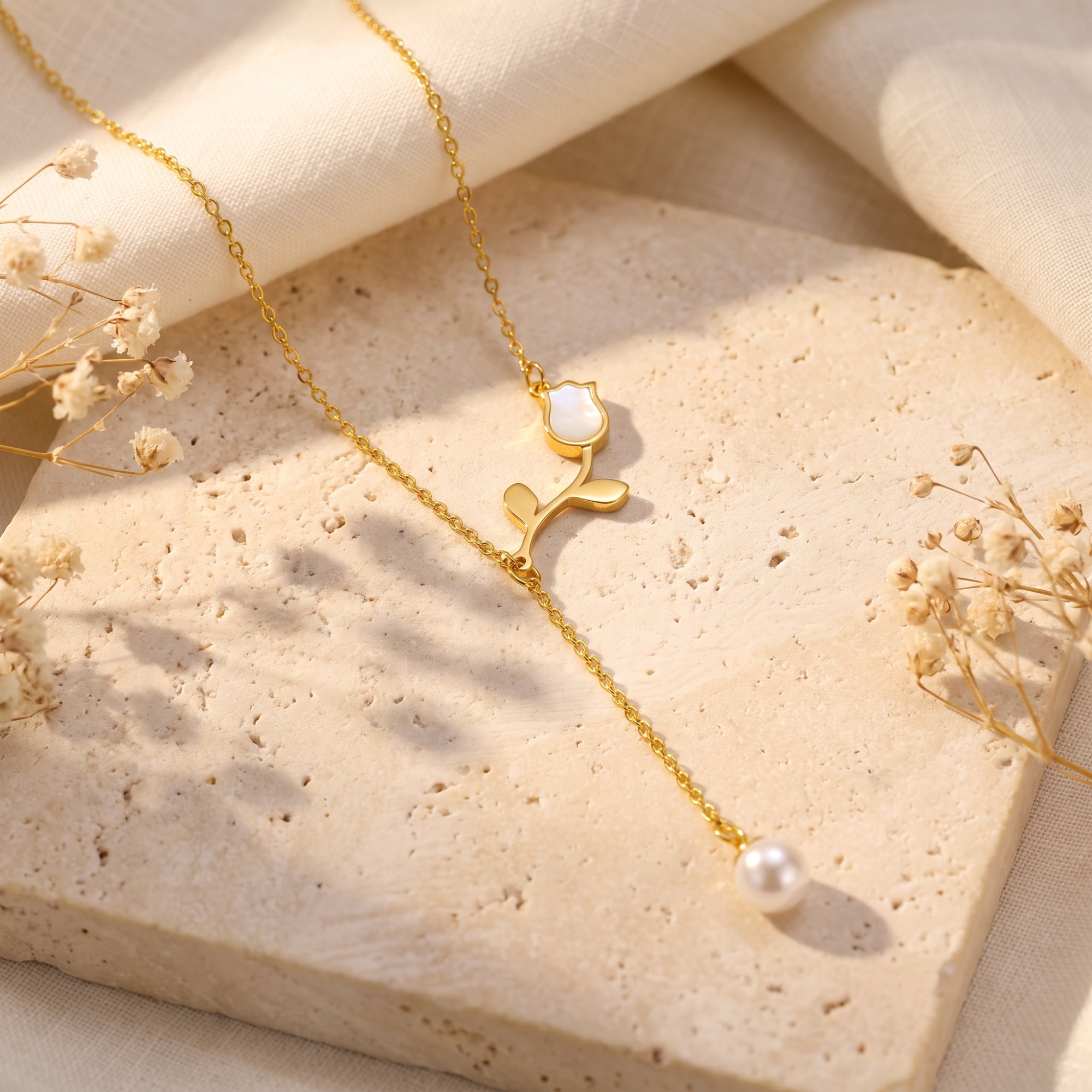 The Tulip Lariat Necklace