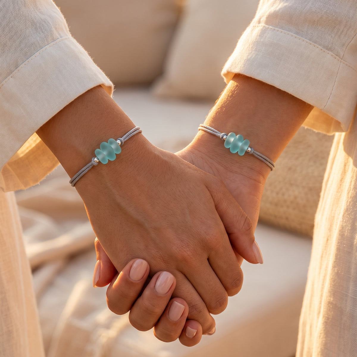 The Sea Glass Cord Bracelet