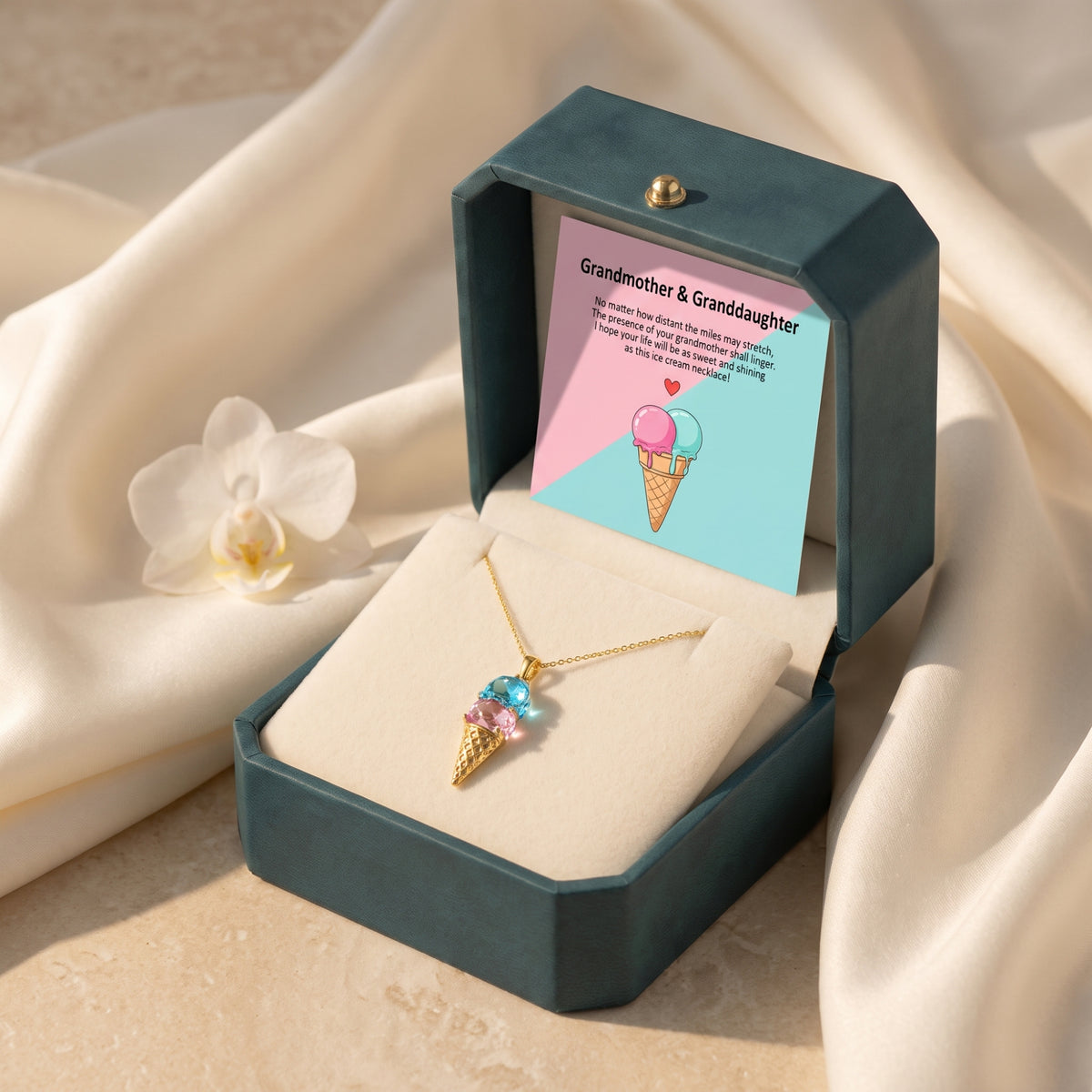 The Sweetheart Ice Cream Necklace