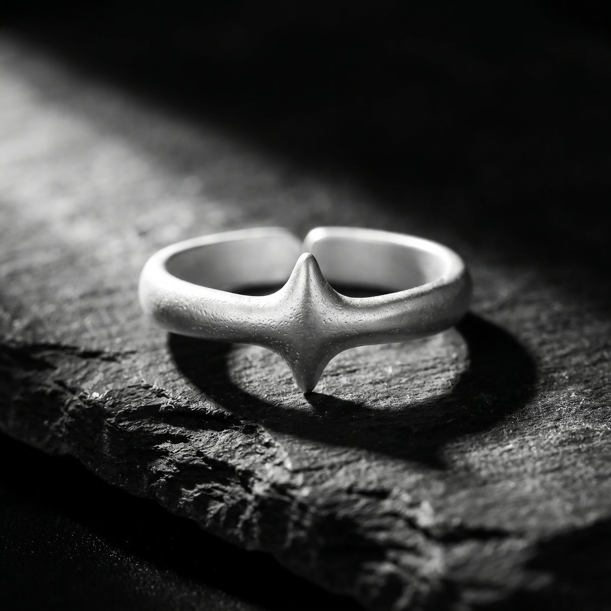 The Starburst Open Band Ring